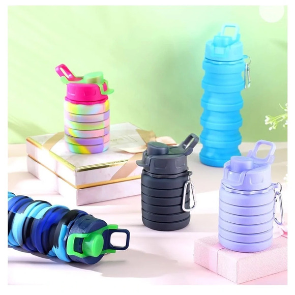 NIB collapsible water bottles, set of 10 - Picture 4 of 5